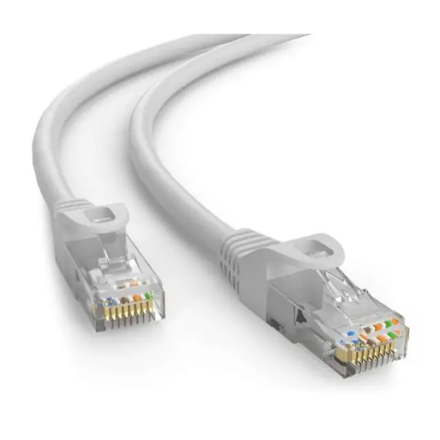 Καλώδιο δικτύου Powertech 0,5m cat6 CAB-N414 γκρι