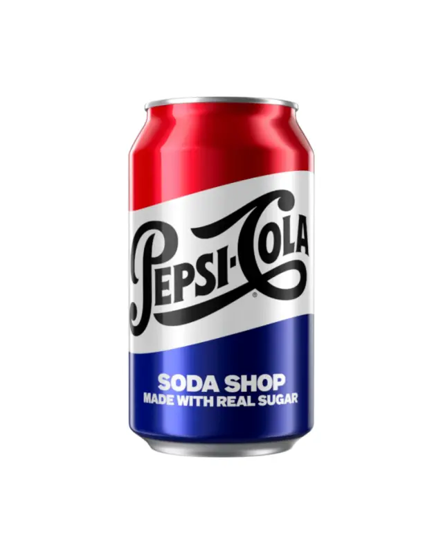 Pepsi Cola Soda Shop With Real Sugar 355ml