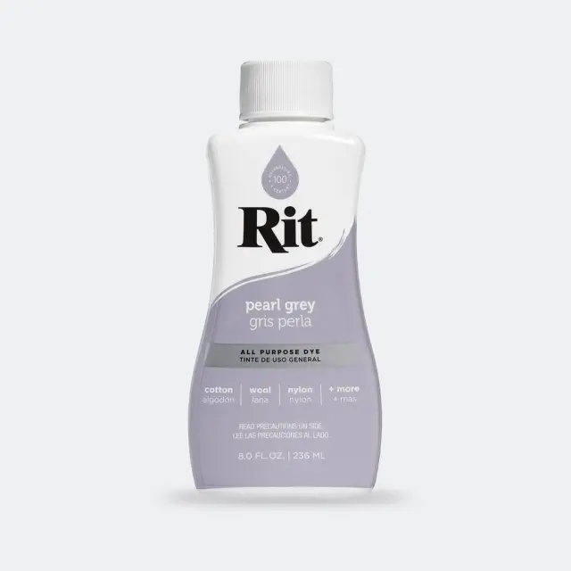 RIT DYE Liquid All-Purpose Βαφή Υφασμάτων – Pearl Grey 236ml 2