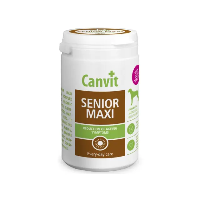 Canvit Senior Maxi Βιταμίνες για Μείωση Συμπτωμάτων Γήρανσης 230gr Μονόχρωμο