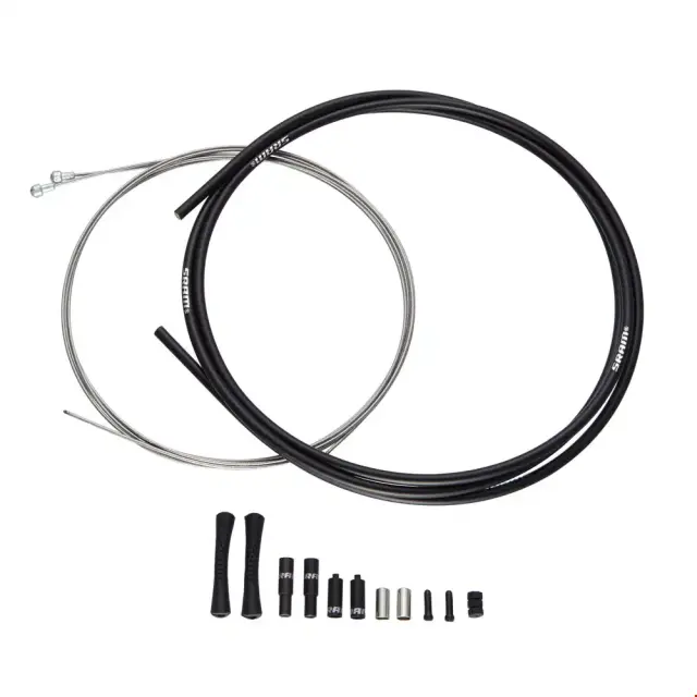 ΣΥΡΜΑ ΦΡΕΝΩΝ SRAM SLICKWIRE PRO ROAD 016 5mm ΕΣΩΤΕΡΙΚΟ ΚΑΙ ΕΞΩΤΕΡΙΚΟ ΚΙΤ ΜΑΥΡΟ