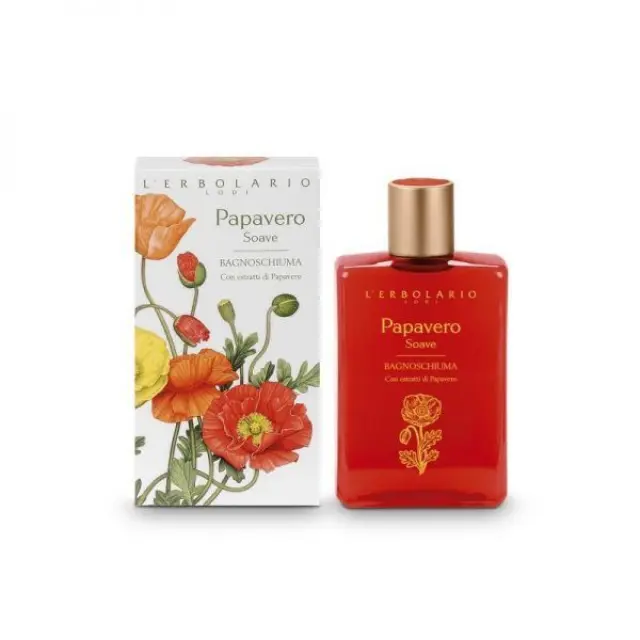 L Erbolario Papavero Soave Bagnoschiuma Αφρόλουτρο Σώματος 250ml