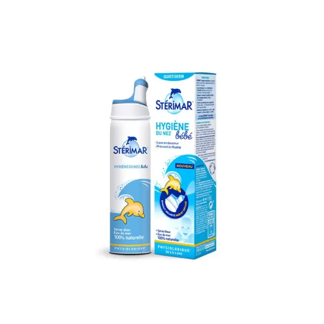 Sterimar Nasal Hygiene Baby 100% Παιδικό φυσικό ισότονο διάλυμα θαλασσινού νερού, 100ml