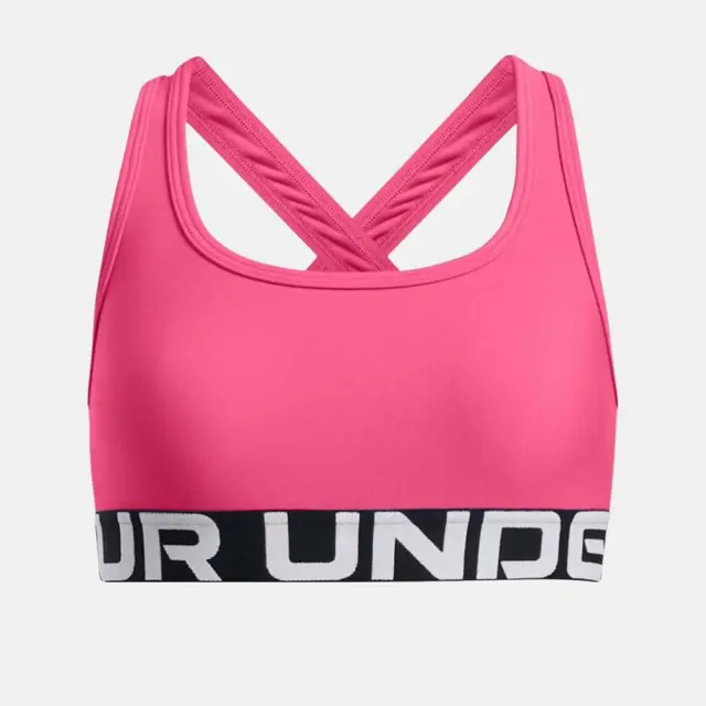 Under Armour Girl's Crossback Bra Ροζ 1390066-637 (Under Armour)