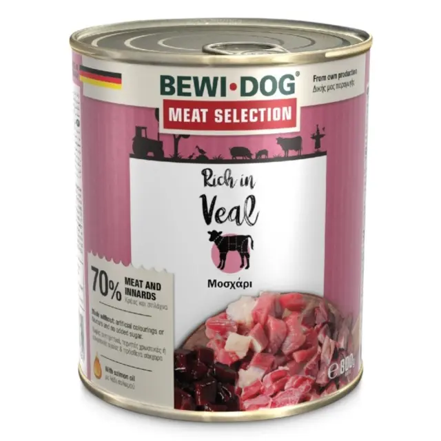 Bewi Dog Meat Selection Grain Free Veal 800gr