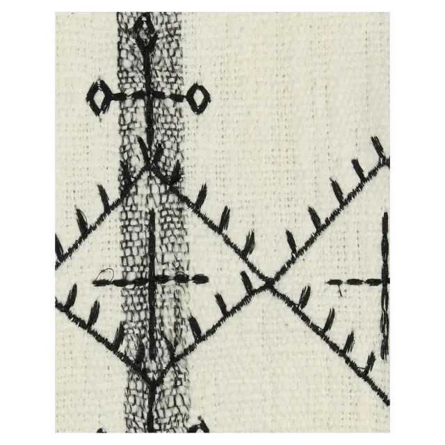 Ριχτάρι Ριγέ Μαύρο Βαμβακερό 130x170cm 3
