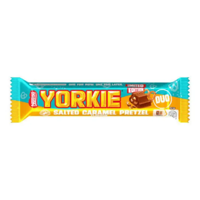 Nestle Yorkie Pretzel Duo Salted Caramel 66gr (ΠΡΟΣΟΧΗ! Λιώνει!)