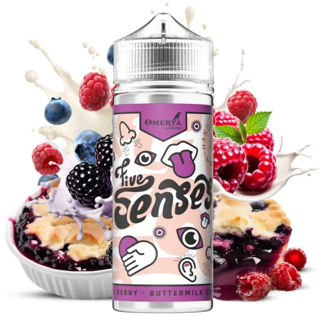 Triple Berry Buttermilk Cobbler 30ml (120ml) - 5 Senses by Omerta