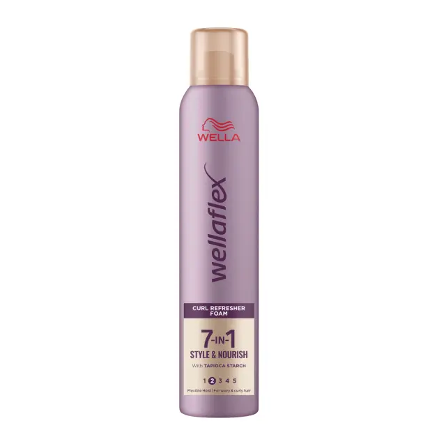 Wellaflex Αφρός Μαλλιών για Μπούκλες Foam Curl Refresher 200ml