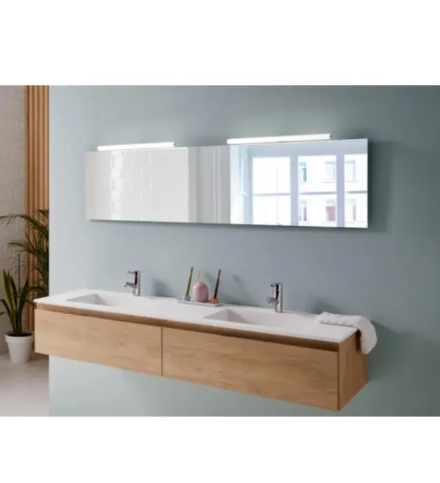 ΦΩΤΙΣΤΙΚΟ ΜΠΑΝΙΟΥ FOCCO IRENE 2 LED 500MM 9W 5700Κ ΧΡΩΜΙΟ 3