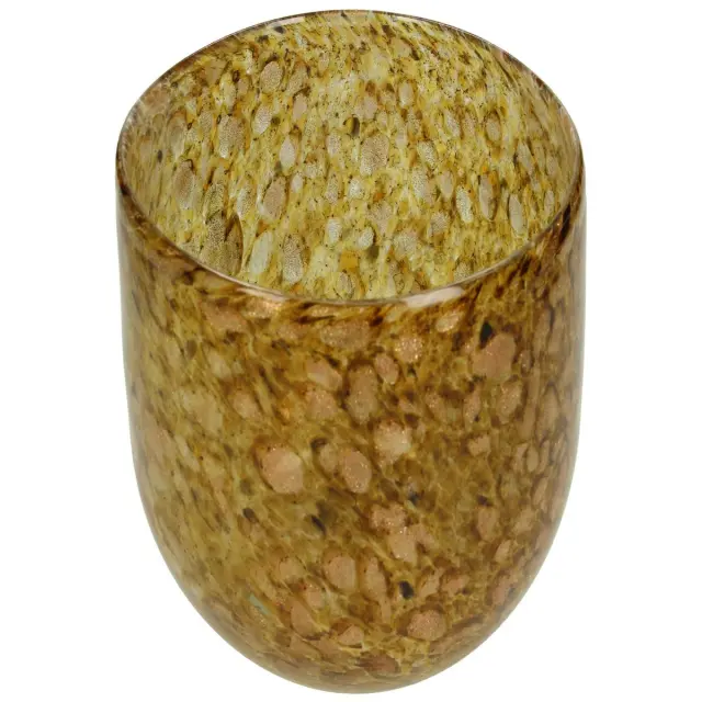 Βάζο Καφέ Γυαλί 18x18x17.5cm 2
