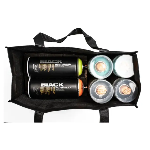 Montana Cans Pp Panel Graffiti Spray Can Bag - Black 3