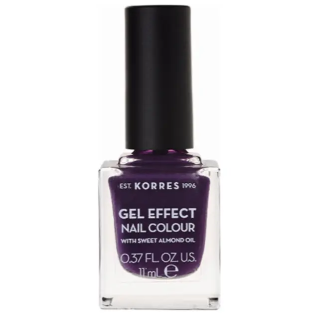 Korres Gel Effect Nail Colour No.75 Violet Garden Βερνίκι Νυχιών, 11ml 2