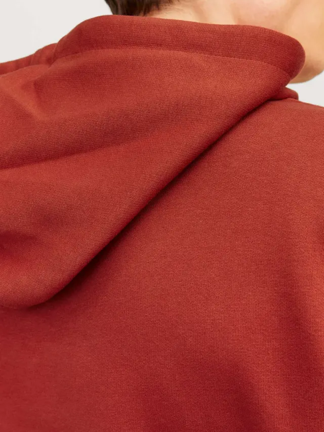JJELOGO SWEAT HOOD 2 COL 24/25 NOOS Red Ochre - M 2
