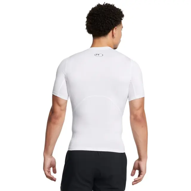 Under Armour Men's HeatGear Armour Compression Shortsleeve T-Shirt Άσπρο 1361518-100 (Under Armour) - Medium 2