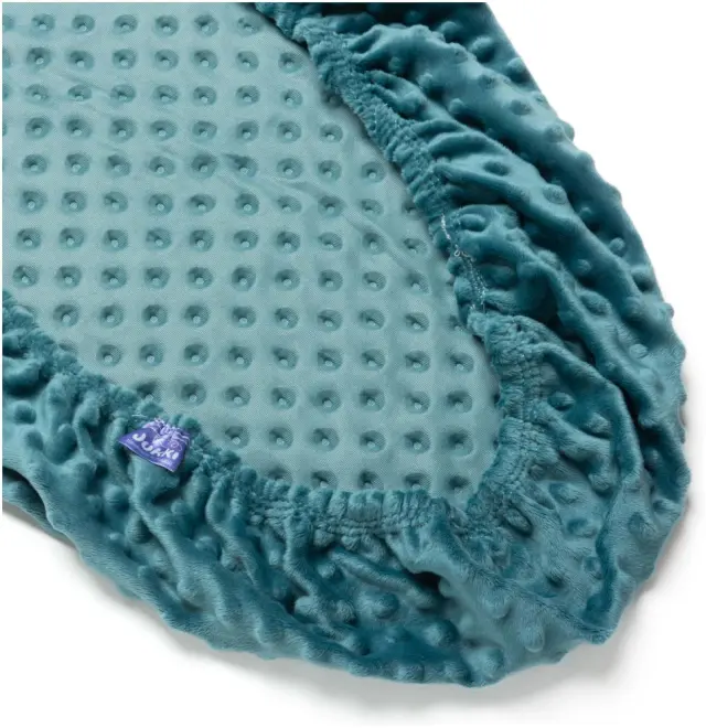 Σεντόνι Βαμβακερό με Λάστιχο 80x40cm Minky Smaragde 5904506812592 3