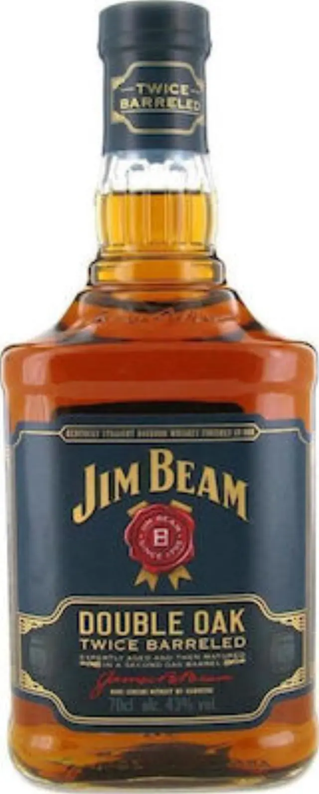 JIM BEAM DOUBLE OAK BOURBON WHISKEY 700ML