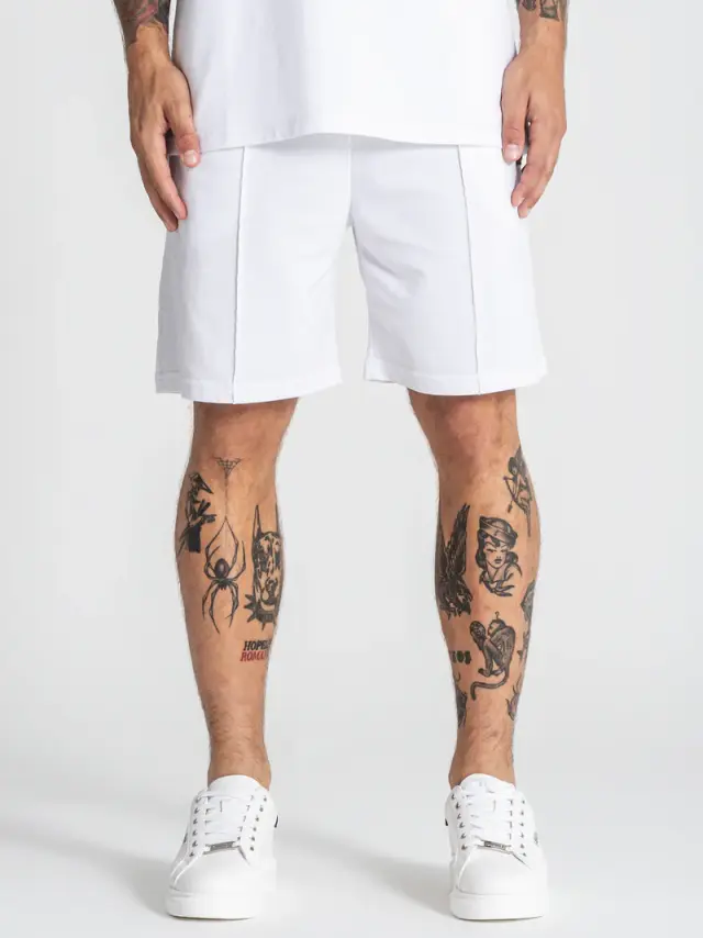 Gianni Kavanagh Ανδρικό GK Pique Shorts – White - S