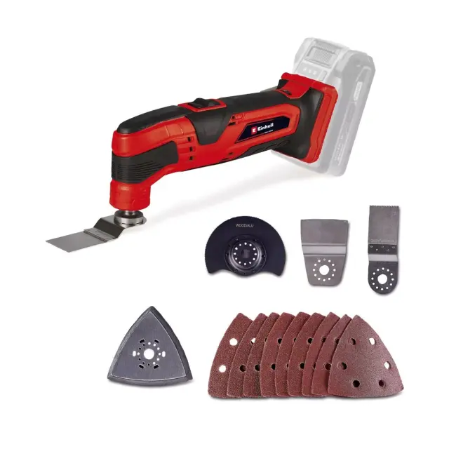 Einhell 4465170 - Παλινδρομικό Πολυεργαλείο Μπαταρίας 18V, TC-MG 18 Li με Ρύθμιση Ταχύτητας (Χωρίς Μπαταρία + Φορτιστή)