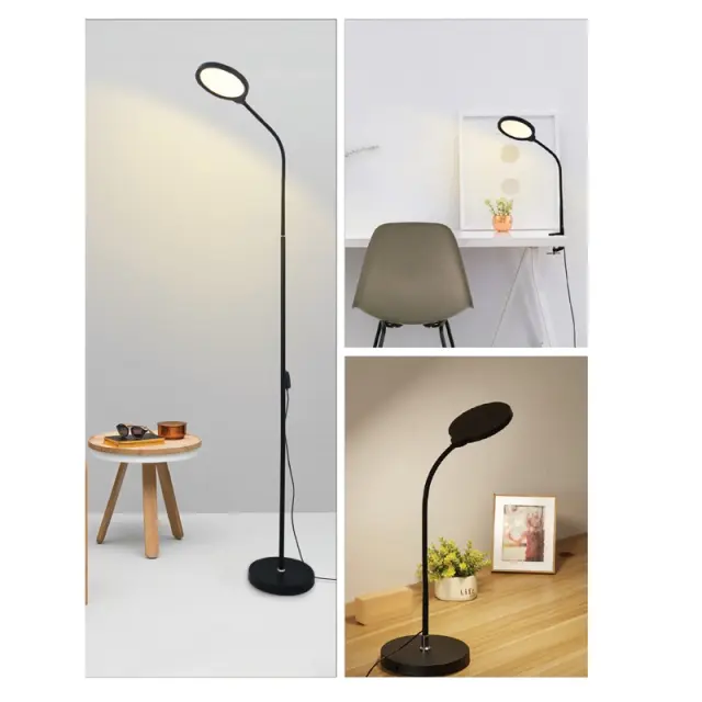 LED ΓΡΑΦΕΙΟΥ 3 IN 1 10W ΜΑΥΡΟ ABS+ΑΛΟΥΜΙΝΙΟ CCT STEP DIMMABLE 32Χ40Χ7 STEFAN / SF501ALL 2