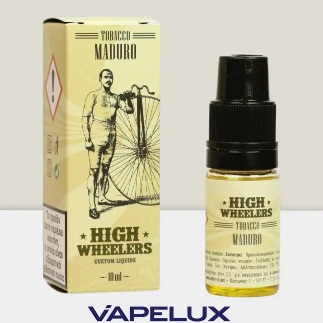 High Wheelers Tobacco Maduro 10ml 12mg