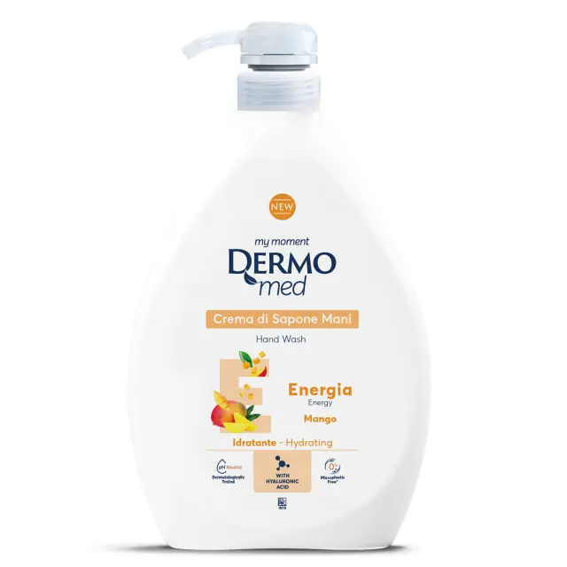 DERMOMED Κρεμοσάπουνο 1LT Energia Mango