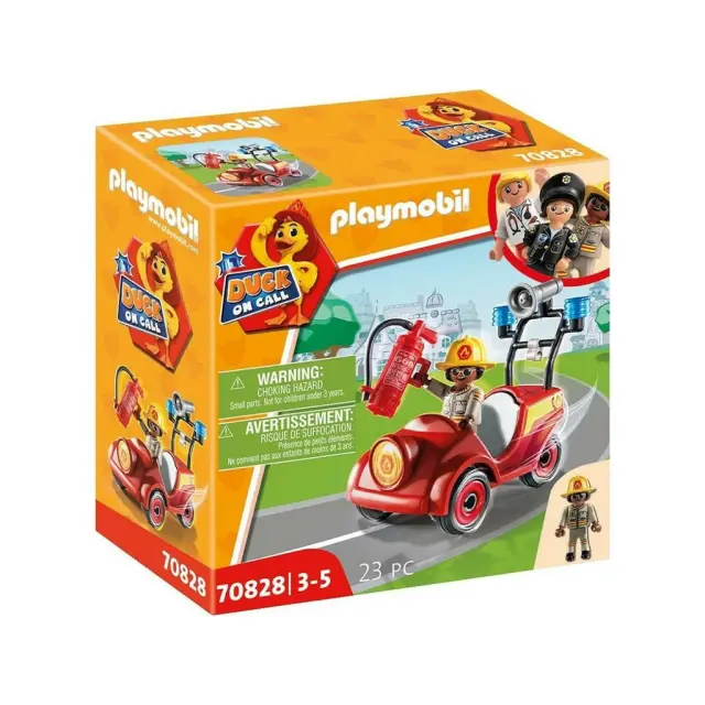 Playmobil Duck On Call Mini Όχημα Πυροσβεστικής για 3+ ετών / 70828 (Playmobil)