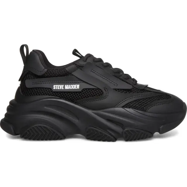 Γυναικεία Sneakers Steve Madden Possession-E 11004652-001 Μαύρα Μαύρο - 36