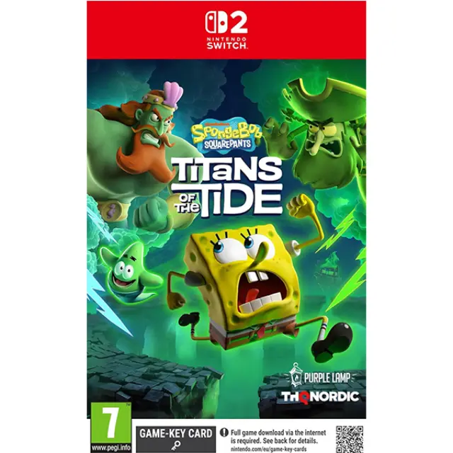 SpongeBob SquarePants: Titans of the Tide - Game-Key Card (Nintendo Switch 2)