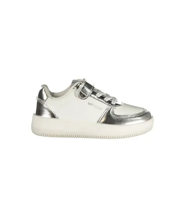 Gas - Παιδικά Sneakers Kewin Kid LTX GAK614210-0081 Λευκό/Ασημί