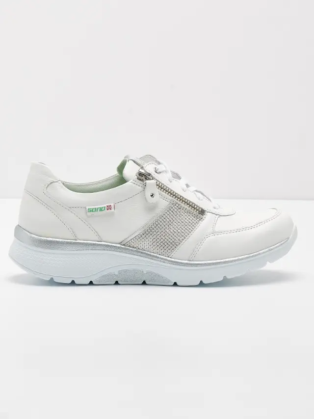Mephisto/Sano Sneakers Γυναικείο δέρμα Άσπρο SAN/IZAE-S WHITE 3