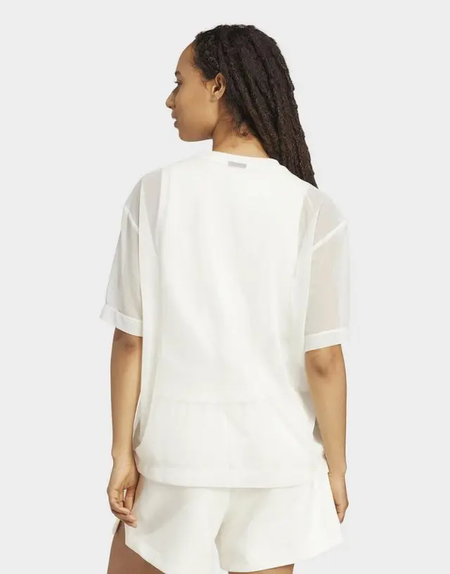 adidas Sportswear All SZN Soft Lux Mesh Women's T-Shirt JV9872 - S 3