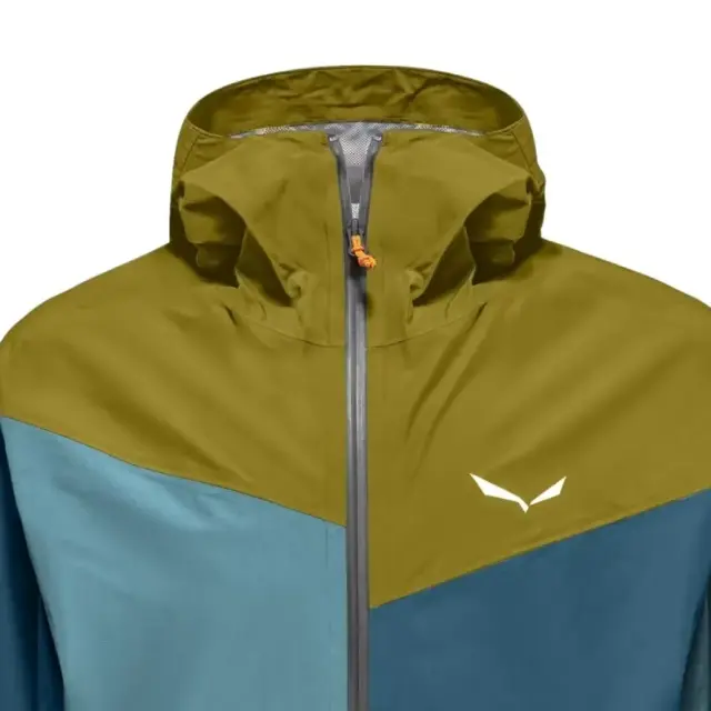 Salewa Puez Aqua 4 2.5L Powertex Jacket Olive Oil/Multi Ανδρικό Αδιάβροχο - 2 XLarge 3