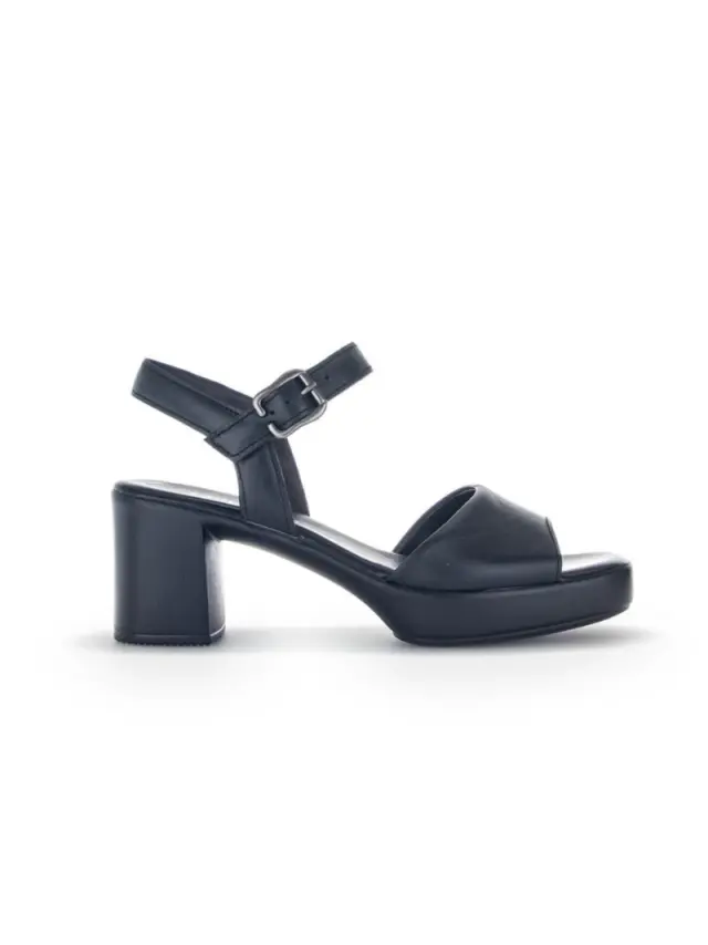 Gabor Πέδιλα Γυναικείο δέρμα Μαύρο GAB/24541 27-BLACK - 36 3