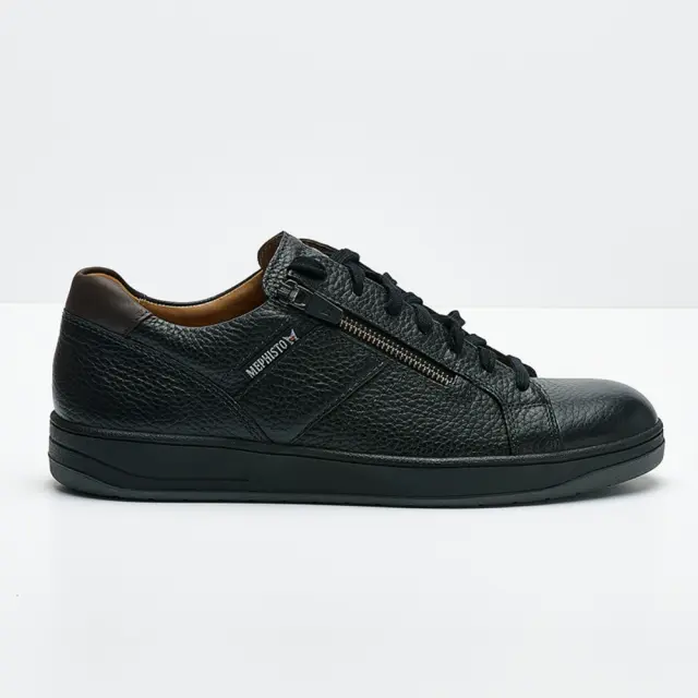 Mephisto Sneakers Ανδρικό δέρμα Μαύρο MEP/HENRIK BLACK