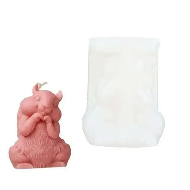 Καλούπι σιλικόνης, Σκιουράκι, 10.2x6.8cm