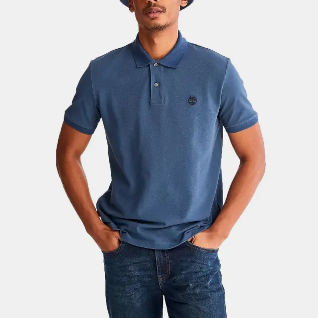TIMBERLAND BASIC POLO ΜΠΛΟΥΖΑ ΑΝΔΡΙΚΗ BLUE