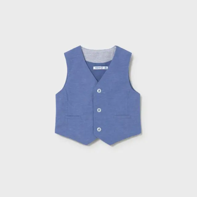 Baby 6 μηνών έως 4 ετών Γιλέκο μπλε ουρανί - 18M