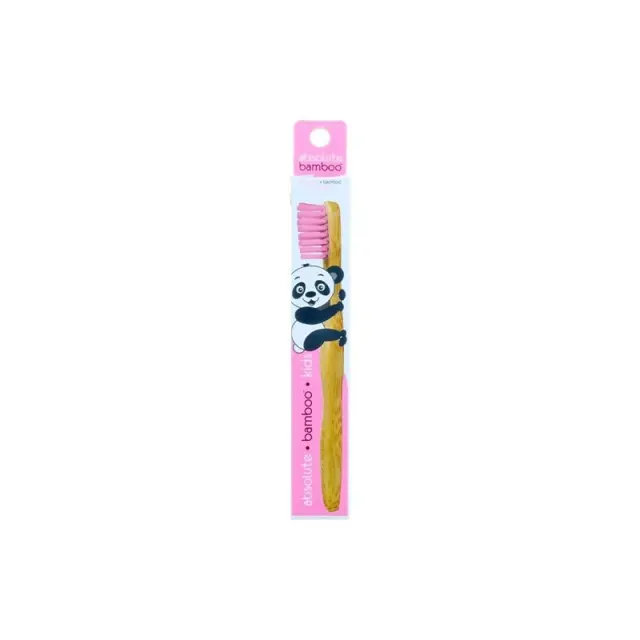 Absolute Bamboo Οδοντόβουρτσα Παιδική Ροζ