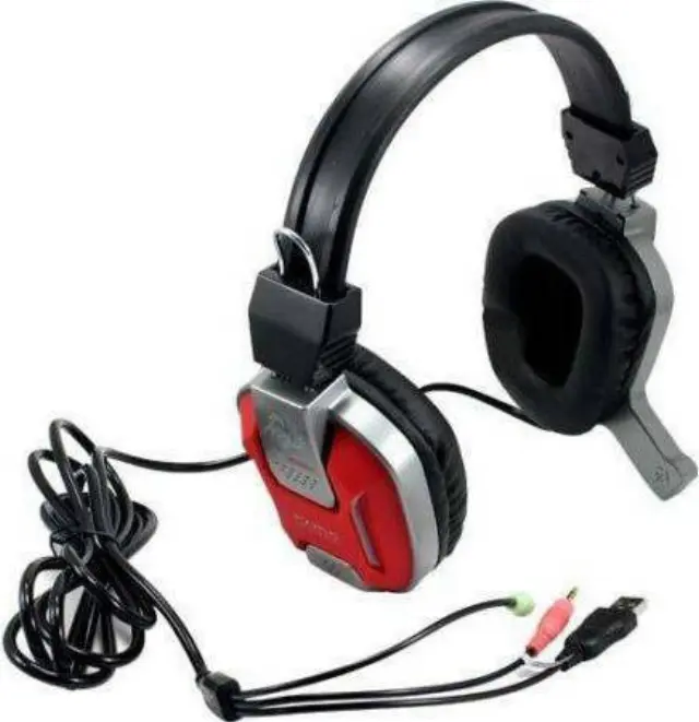 Marvo Over Ear Gaming Ακουστικά με μικρόφωνο HG8952 Κόκκινα 2