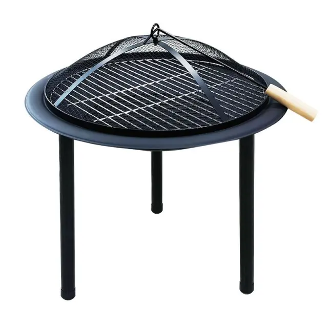 BORMANN ELITE BFT6001 - BORMANN Elite BFT6001 Tζάκι Εξωτερικού Χώρου με μεταλλικά Πόδια και Προστατευτικό Πλέγμα, Μαύρο (077978) 2