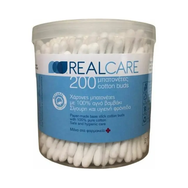 Real Care Χάρτινες Μπατονέτες, 200 τεμάχια