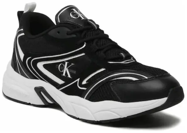 Calvin Klein - Ανδρικά Sneakers Retro Tennis Su-Mesh wN YM0YM00589-0GM Μαύρο - 44 2