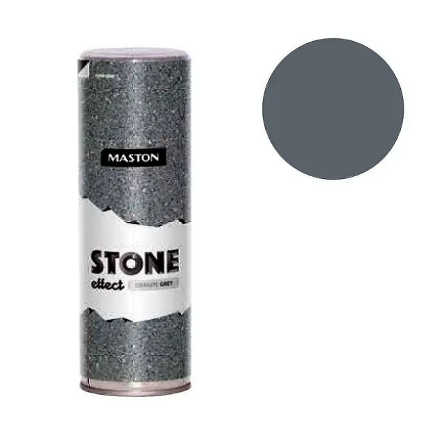 Maston Σπρέι Βαφής Διακοσμητικό 400ml Stone Effect Granite Black / 91.831006 2