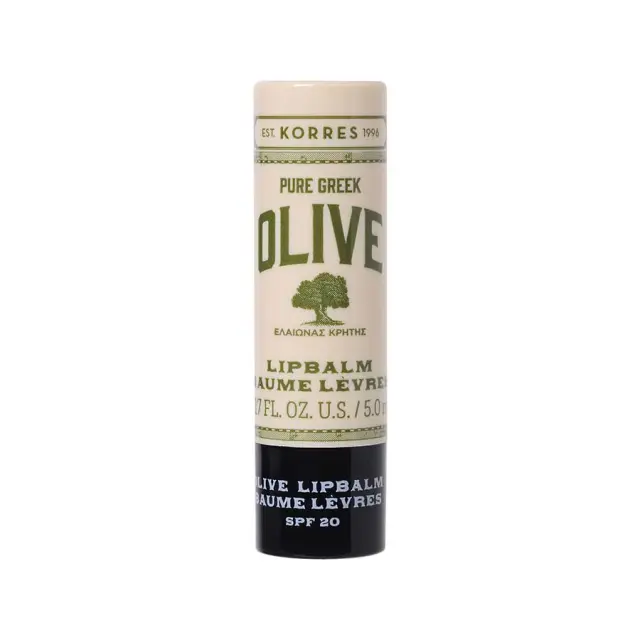 ΚΟΡΡΕΣ Olive Lip Balm Beeswax + Sunflower SPF 20 Κερί Μελισσών + Ηλιέλαιο 5ml
