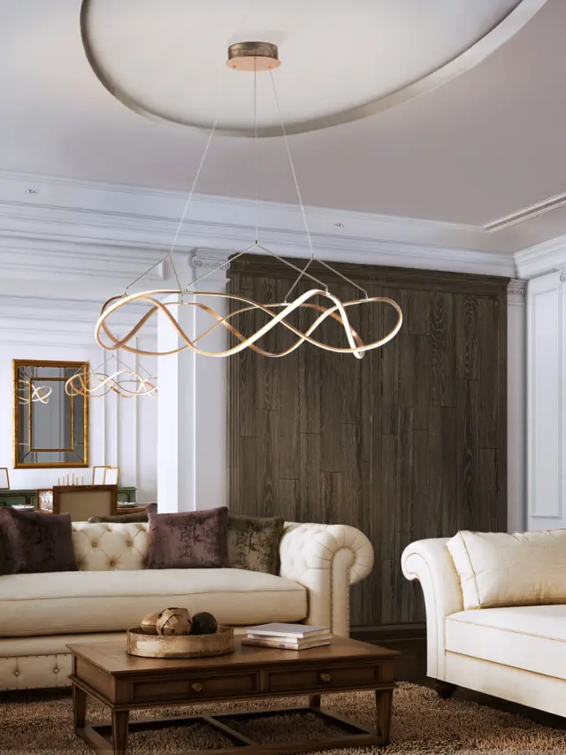 MOLLY Ø110 ROSE GOLD φωτιστικό οροφής Ροζ χρυσό