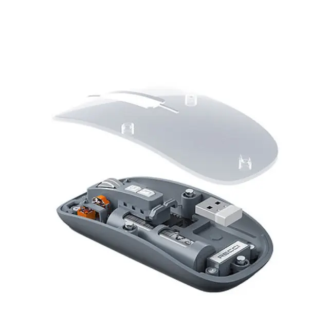 RECCI® RCS-M01 Space Capsule Series Multimode Wireless Transparent Design Mouse 2
