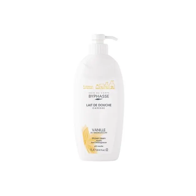 Byphasse Caresse Shower Cream Vanilla 1L