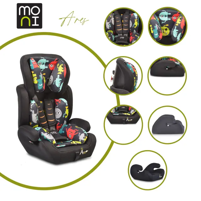 MONI - Baby car seat Ares green - 3800146239008