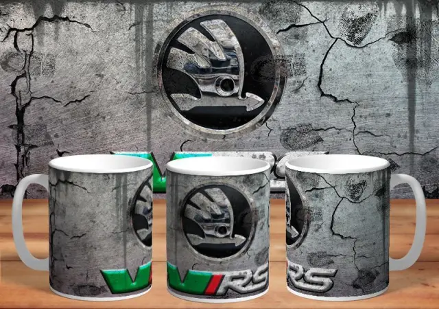 κούπα Skoda 04 κεραμική 330ml με συσκευασία δώρου " με δυνατότητα προσθήκης ονόματος η ευχές